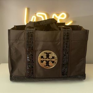 Large Tory Burch Tote Bag in Brown